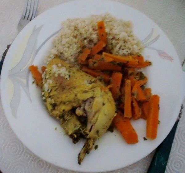 Poulet aux carottes WW